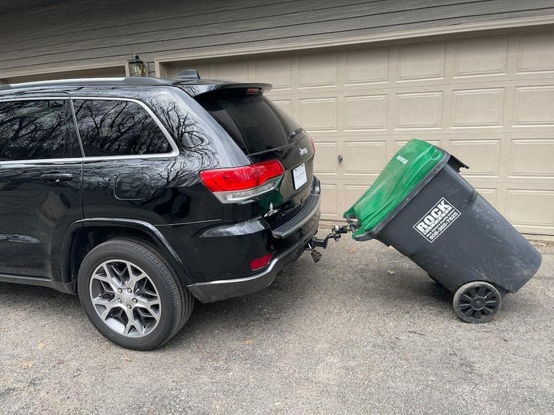 Garbage Commander American-Made Premium Combo Hitch, Haul Pin Hitch, Handled Lawn, and Garden Equipment, or Wheeled Garbage Cans - by - Image 5